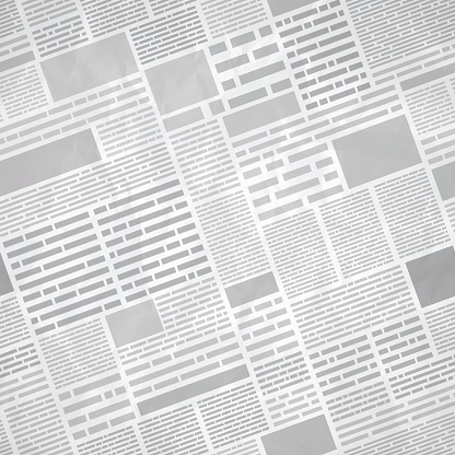 Seamless newspaper background concept. EPS 10 file. Transparency effects used on highlight elements.