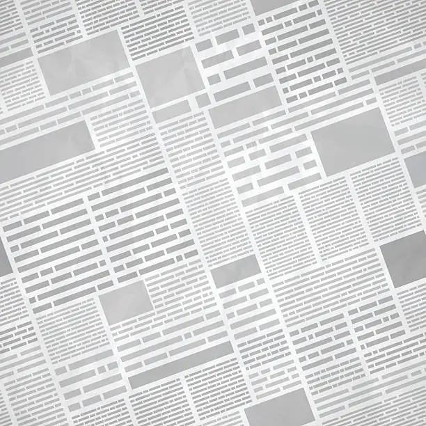 Vector illustration of Seamless Newspaper Background