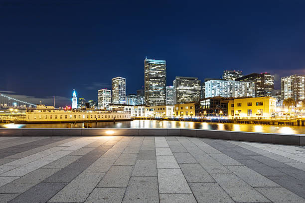istock empty floor with modern buildings near water in san francisco 539966282