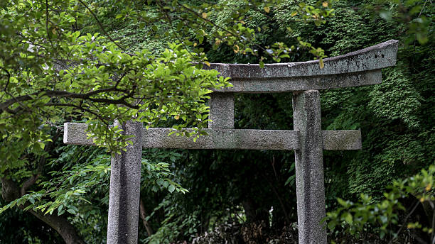 istock Torii gate of Japanese old temple 539966350