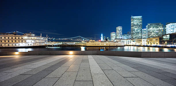 istock empty floor with modern buildings near water in san francisco 539966806