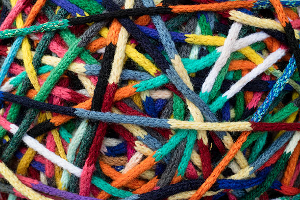 istock Close up of crocheted threads 539974770