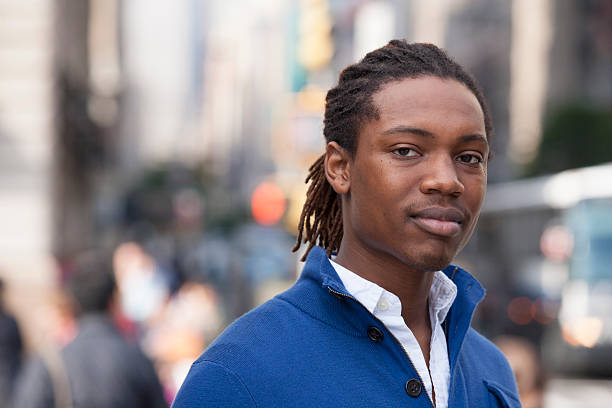 Portrait of pedestrian in city Portrait of pedestrian in city union square new york city stock pictures, royalty-free photos & images