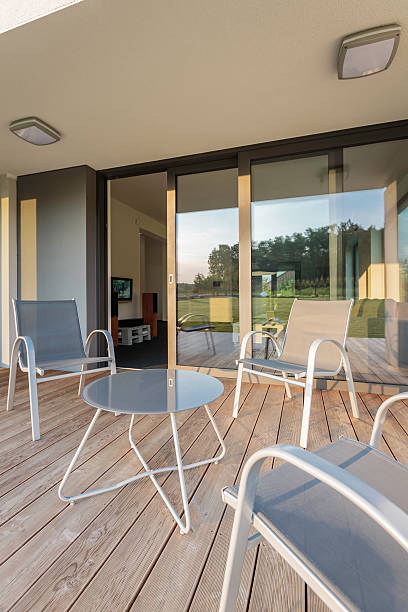 istock Outdoor room in modern style 539979508