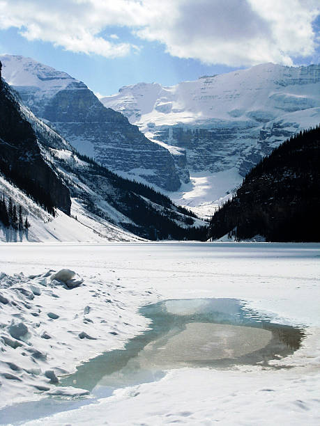 istock Frozen Lake Louise melting 539981374