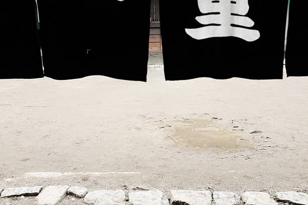 Stone floor and wall background. Close-up view of the street floor.