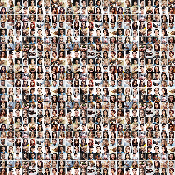 Diversity and difference Composite image of a diverse group of people part of a series photos stock pictures, royalty-free photos & images