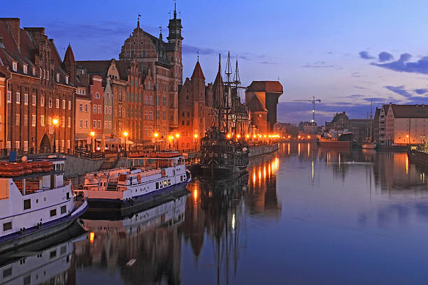 Old Town in Gdansk, Poland stock photo