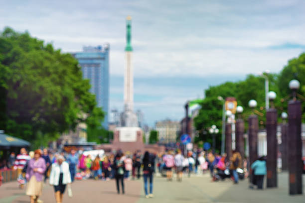 istock The most important area in Riga. Blurry 539984112
