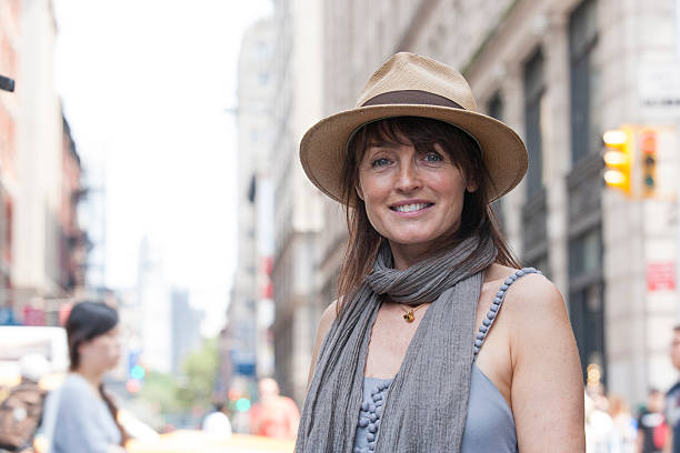 istock Pedestrian portrait in city 539984394