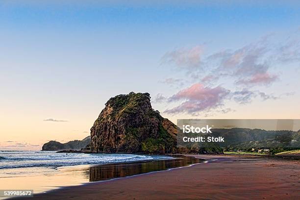 Piha Beach Stock Photo - Download Image Now - Piha Beach, Ambient Light, Auckland Region