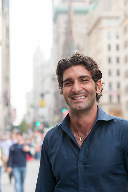 istock Pedestrian portrait in city 539987158