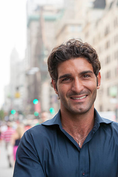 istock Pedestrian portrait in city 539987226