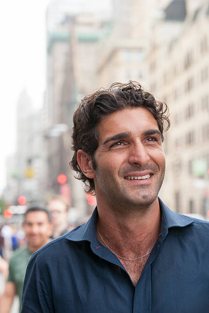 istock Pedestrian portrait in city 539987360