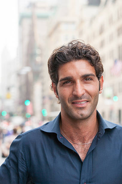 istock Pedestrian portrait in city 539987508