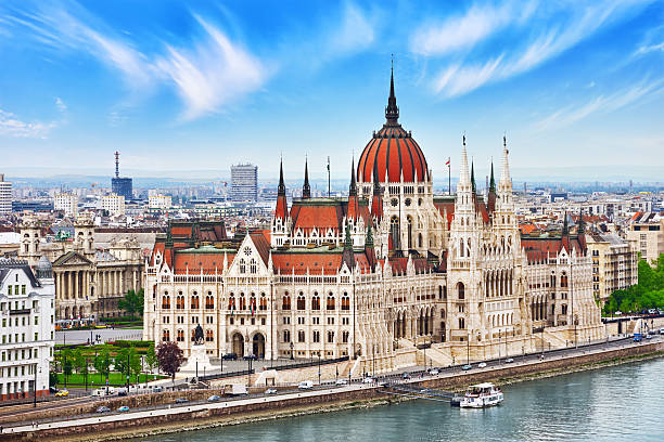 istock Hungarian Parliament at daytime. Budapest. 539989644