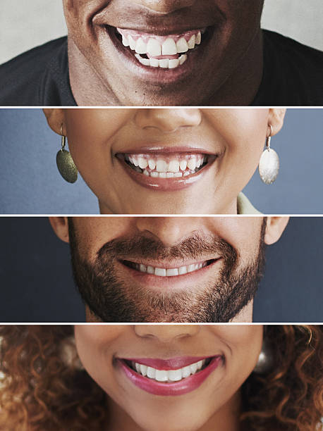 There’s so much to smile about Composite image of an assortment of people smiling part of a series photos stock pictures, royalty-free photos & images