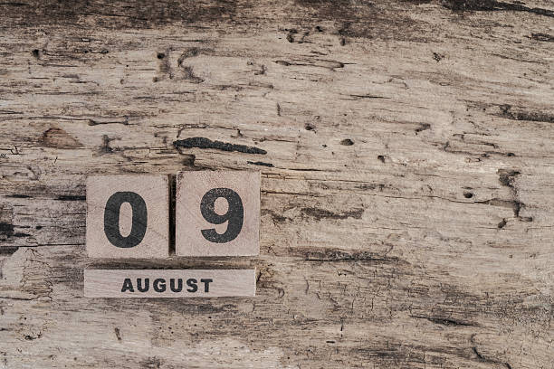 istock cube calendar for august on wooden background with copy space 540089844