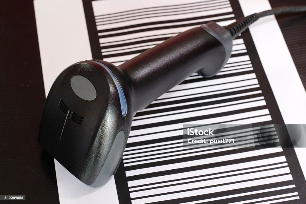 Barcode Scanner Background Barcode Scanner With Barcode Background Stock Photo - Download Image ...