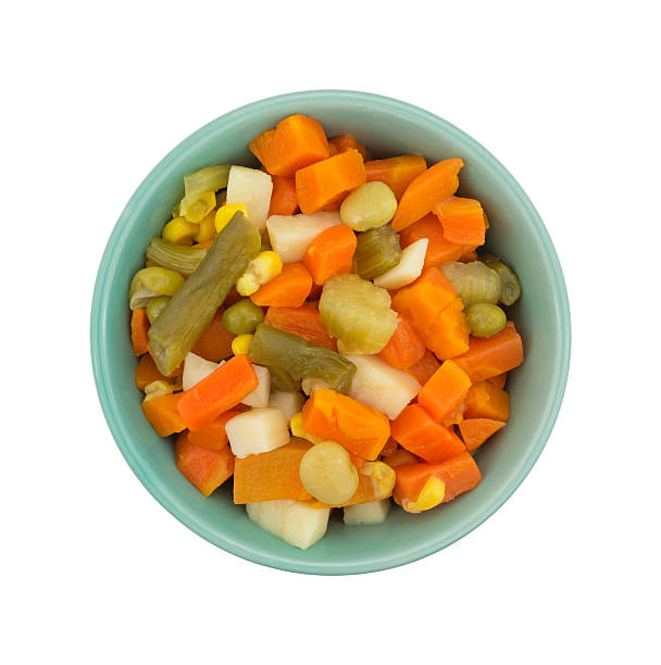 istock Top view of mixed vegetables in a small bowl 540090584