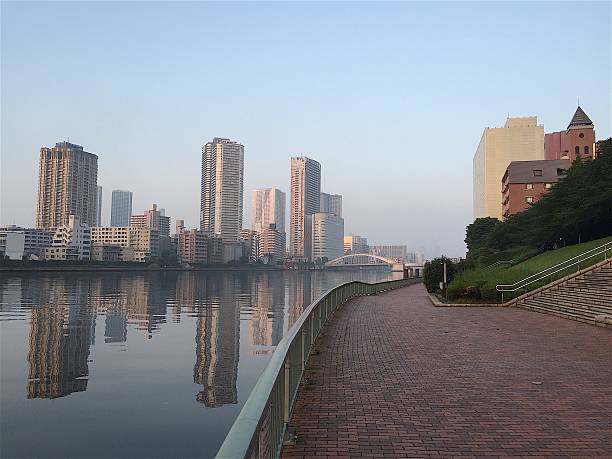 istock Morning River In Tokyo 540091488