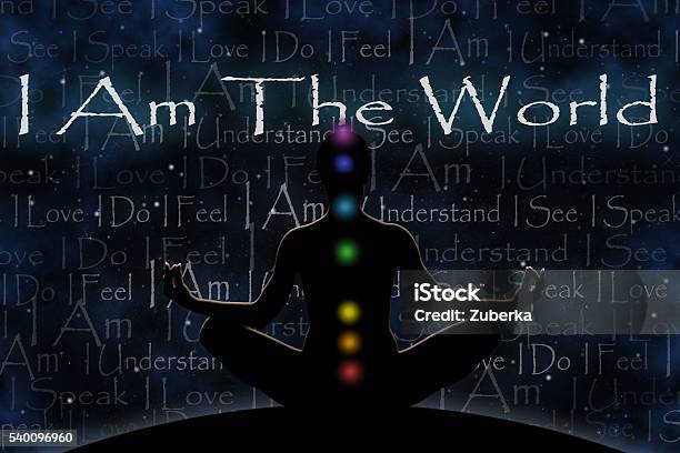 Yoga 7 Chakaras Mystery Stock Photo - Download Image Now - Spirit Medium, Agreement, Art