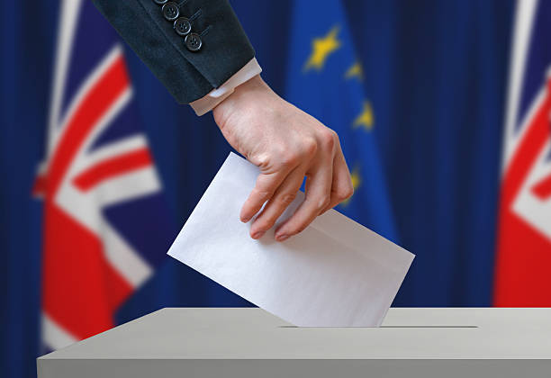 istock Referendum in Great Britain (Brexit) about relationship with European Union. 540097064
