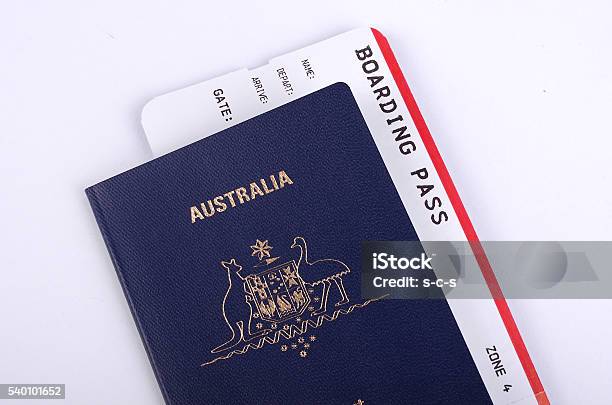 Australian Passport Mit Internationalen Bordkarte Stockfoto und mehr Bilder von Reisepass - Reisepass, Australien, Reise