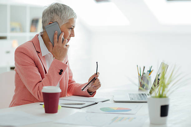 istock Mature Businesswoman Working In Her Office. 540107312