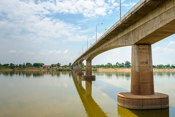 istock Thai-Lao Friendship Bridge cross over Mekong River 540109618