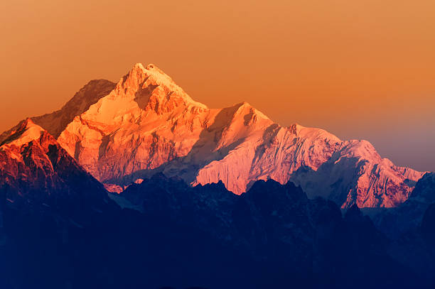 istock Sunrise on Mount Kanchenjugha, at Dawn, Sikkim 540114680