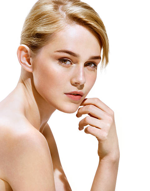 istock Charming young woman with perfect make up. 540116474