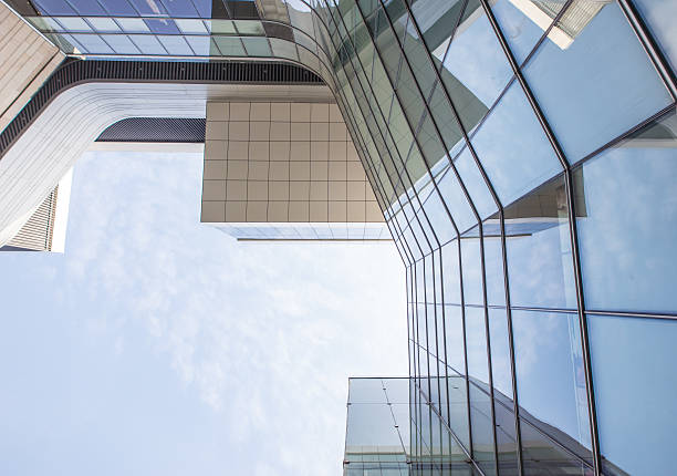 istock Toned image of modern office buildings 540121226
