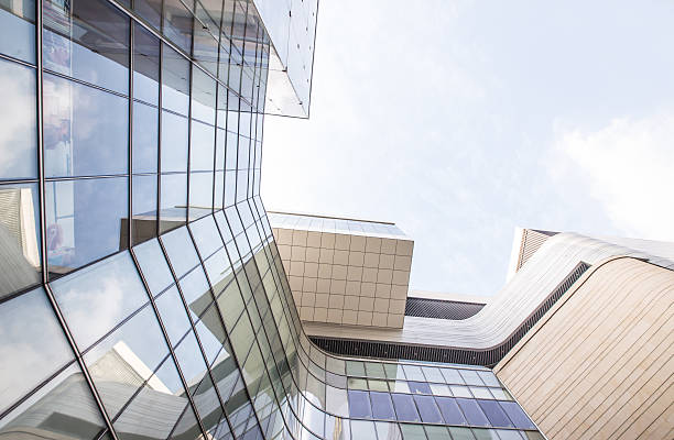 istock Toned image of modern office buildings 540121366