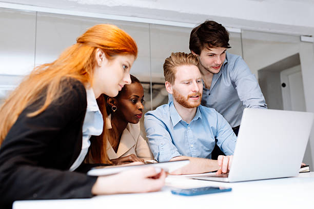 istock Business people working in office 540122034