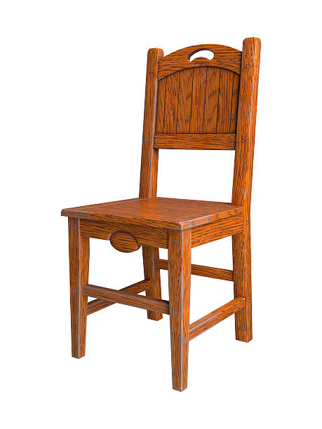 istock 3D rendering of a country chair 540125484