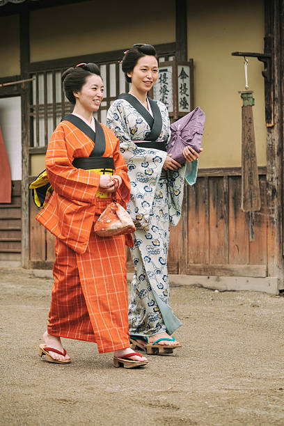 istock Japanese Women in Edo Period Town 540126810