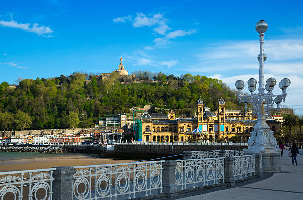 Embankment at San Sebastian in  day time. Basque Country, Spain