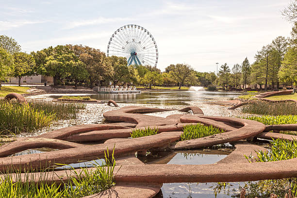 leonhardt laguna en el fair park, dallas - fair park fotografías e imágenes de stock