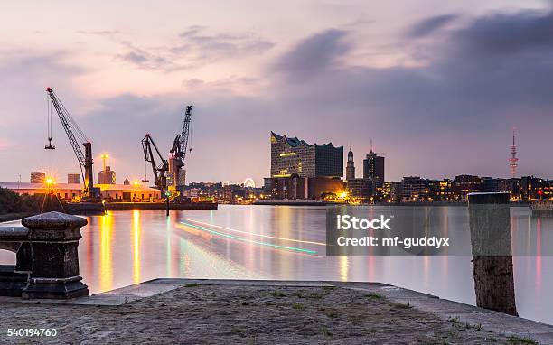 Hamburg Landmarks Stock Photo - Download Image Now - Hamburg - Germany, Harbor, Elbphilharmonie