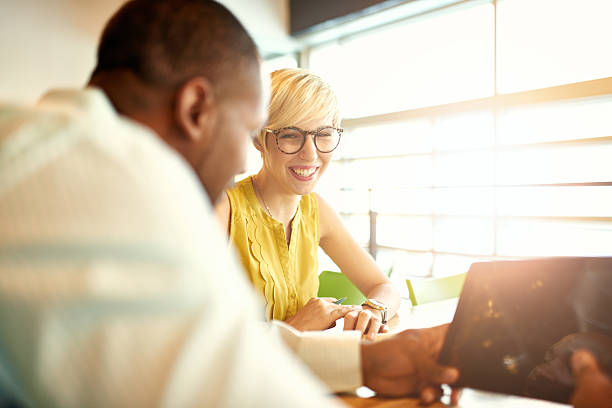 istock Two creative millenial small business owners working on social media 540198254