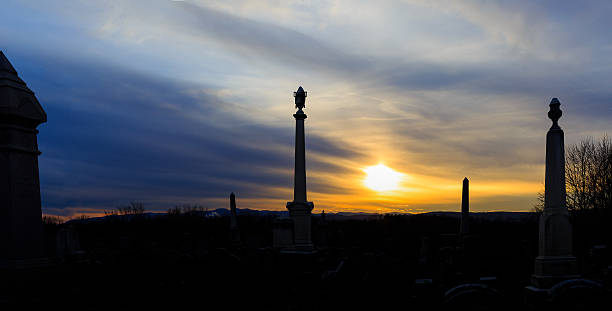 istock East Greenbush cemetery over looking Catskill Mountains 540199434