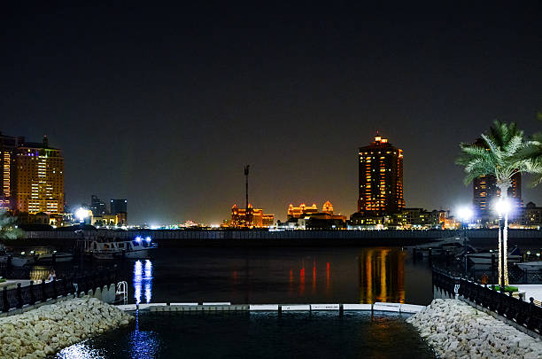 istock The Pearl Island night view 540201064