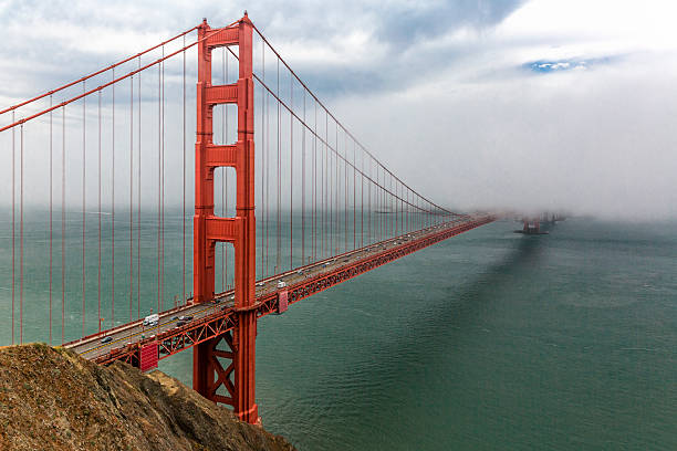 istock Golden Gate Bridge with low fog, San Francisco 540205388