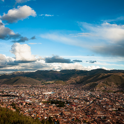 View Of Cuzco In Peru