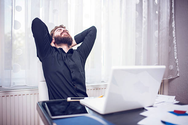 istock Hipster enjoying his job 540214020