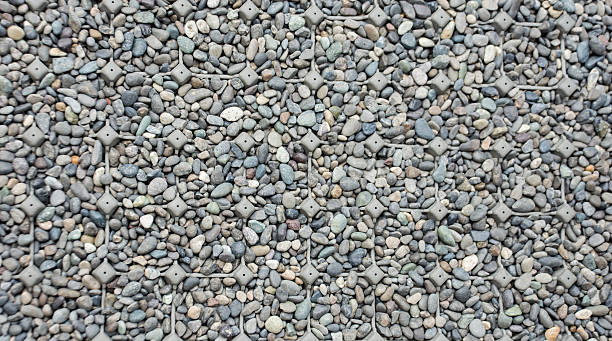istock The close up Rock texture with plastic net prevent slip 540215788