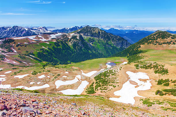 istock Summer Hike at Mount Rainier National park with 540216192