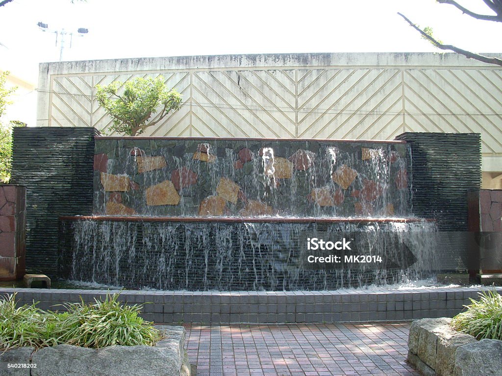 Fountain Clear Sky Stock Photo