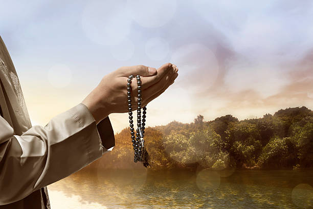 istock Hand of muslim people praying 540220724